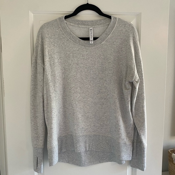 Athleta Sweaters - Athleta - Gray Women's Pullover Sweater with Specks of Color - Small